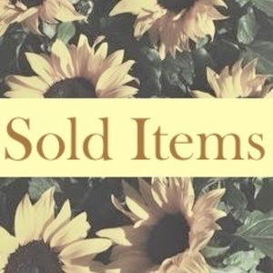 Sold Items - Thank you!